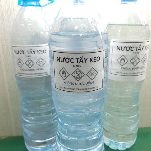 Nước tẩy keo D-999 chai 1.5L