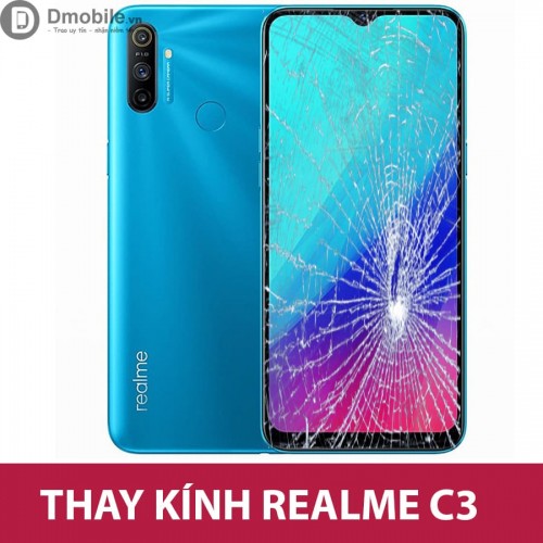 Thay mặt kính Realme C3