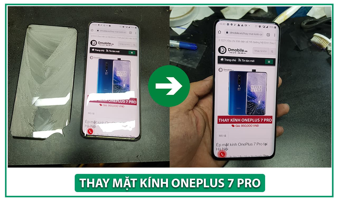 thay kính oneplus 7 pro