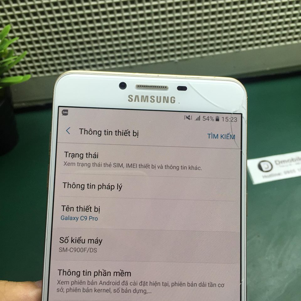 thay mặt kính samsung c9 pro