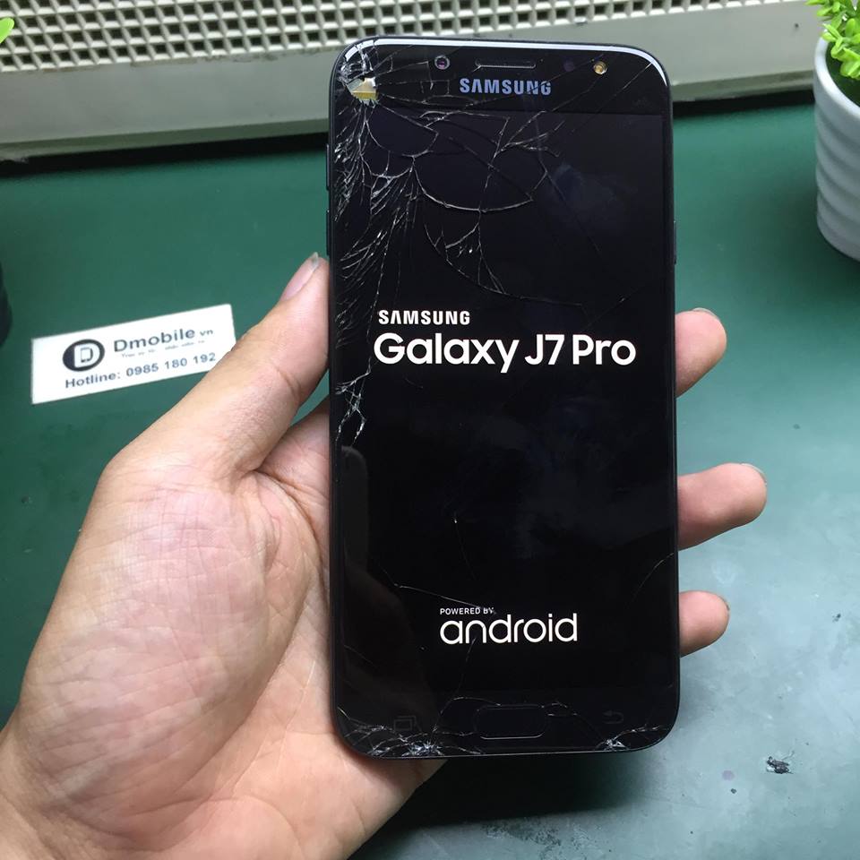 thay mặt kính j7 pro